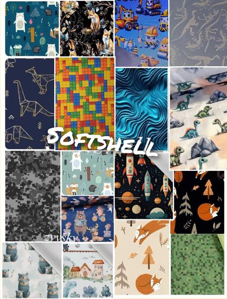 Softshell nohavice, 80 - 140