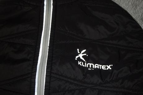 Mikina na zips zn. klimatex, v. l, čierna/šedá, l