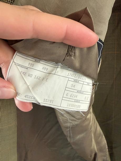 Luxusné sako berteil paris vlna a hodváb, xl