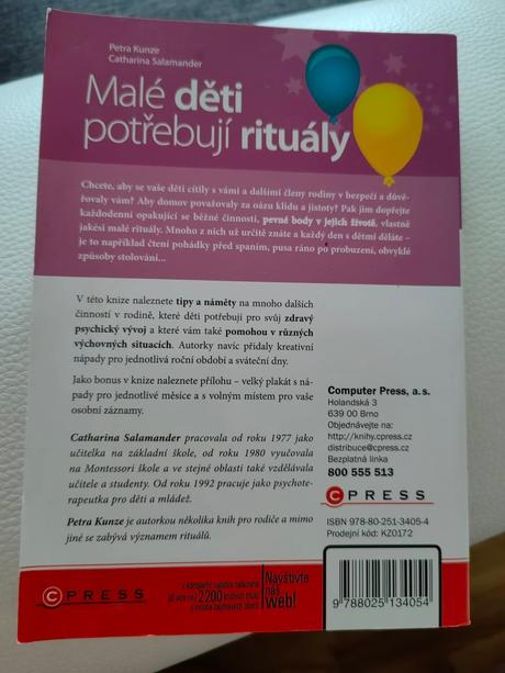 Malé deti potřebují rituály,