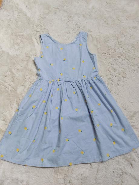 Šaty s citronmi, h&m,140