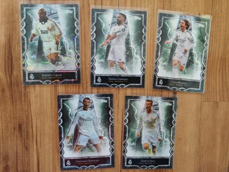 Futbalové kartičky real madrid 2024/25 - topps, 