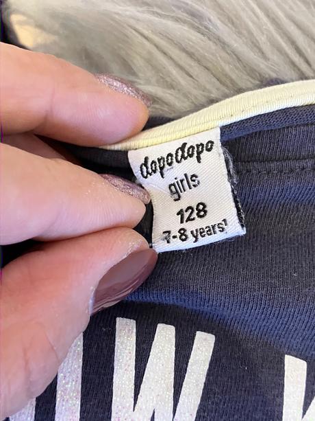 Dievčenské tričko s potlačou (7-8 r.), dopodopo,128