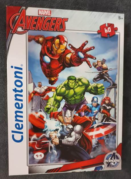 Puzzle avengers, 60ks, 5+,