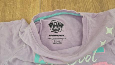 Pyzamo paw patrol kratke, primark,116