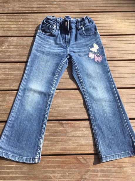 Štýlové dievčenské rifle veľkosť 110cm, palomino,110