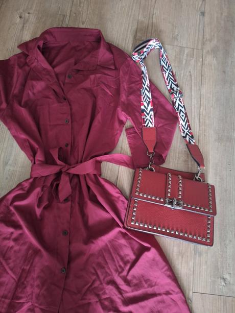 Bluzkove saty bordove, l