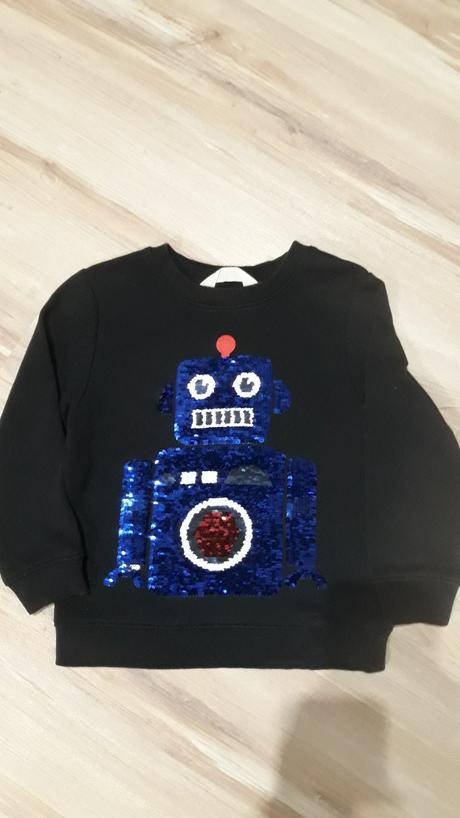 Mikina s premieňacím obrázkom, h&m,110