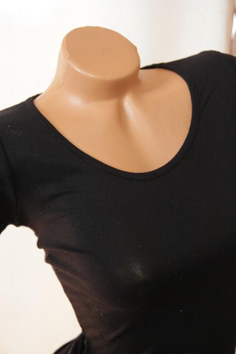 Čierny body top, s, s