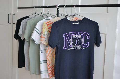 Tričká 146/152 6 ks, h&m,146