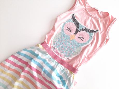 Dievčenske triko so sovou, 140