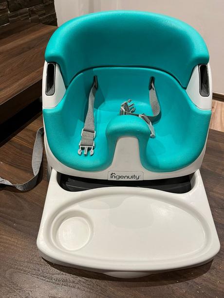 Ingenuity baby base 2-in-1 slate zvyšovač stoličie, ingenuity
