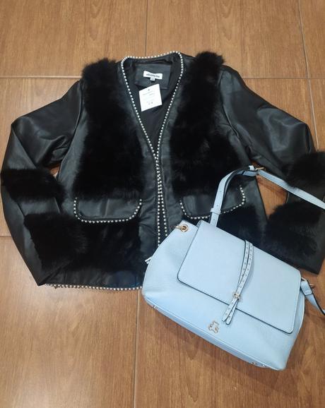 Koženkova bunda m/l, l / m