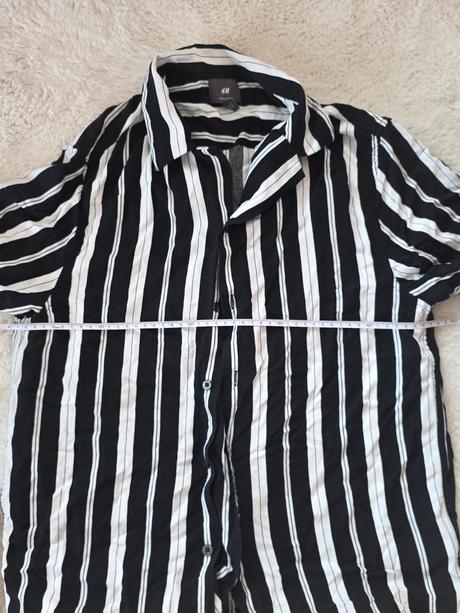 Pásikava košeľa pánska s, h&m,s