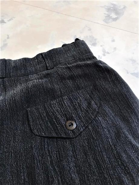 Padavé podšité šortky s vysokým pásom, l