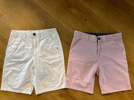 Športovo elegantne chino kratasy biele, reserved,140