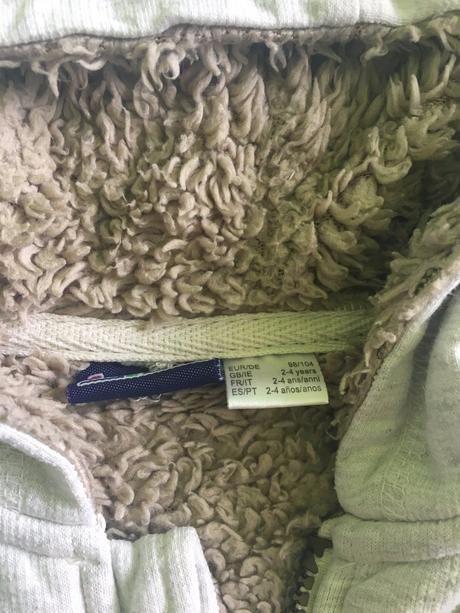 Zateplena mikina/kabatik 98/104 2 ks, lupilu,98