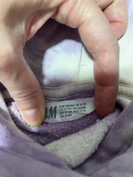 Dievčenská mikina h&m 158/164, h&m,164