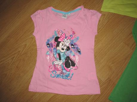 Ružové tričko s minnie mouse v. 128, disney,128