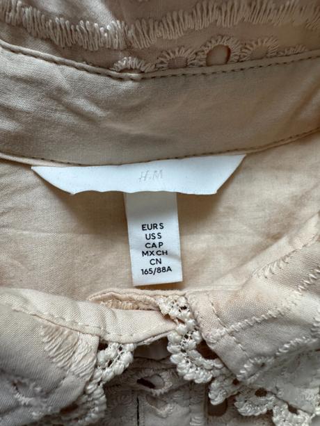H&m - šaty s anglickou krajkou, h&m,s