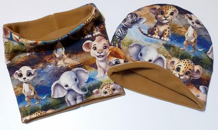 Zimný set, čiapka a nakrčník, 