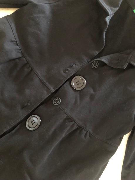 Benetton teplakove sako 164/xs/s, benetton,xs