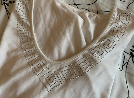 Kvalitné tričko s kamienkami lau ra v. l/xl, l