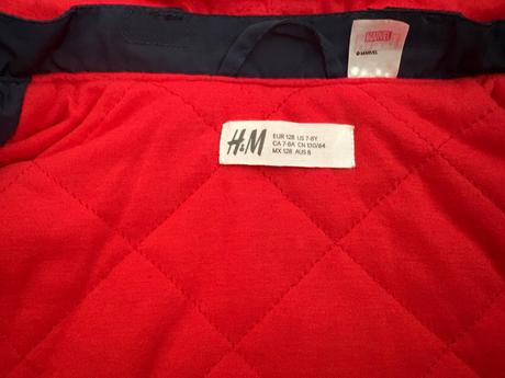 Letecká spiderman bombera v. 128, h&m,128