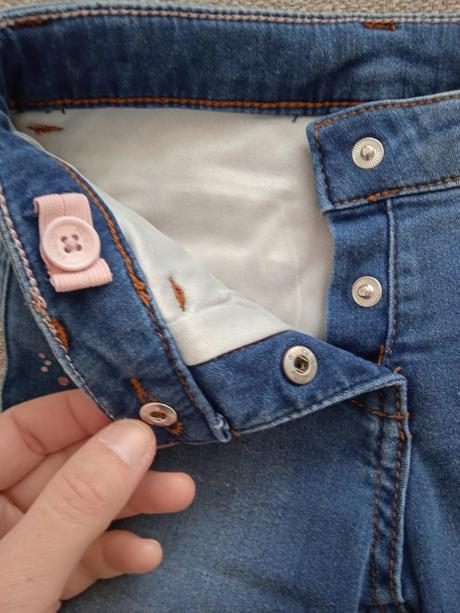 Detské zateplené rifle + opasok, primigi,92