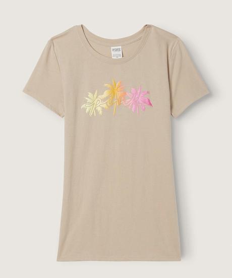 Béžové tričko pink victorias secret, victoria's secret,m / s