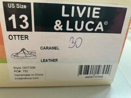 Sandalky livie & luca, livie & luca,30