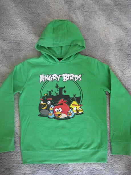 Jasnozelená mikina angry birds, 134