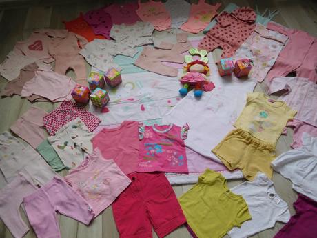 Balík oblečenia pre dievčatko 50/80 0/18 mesiac,