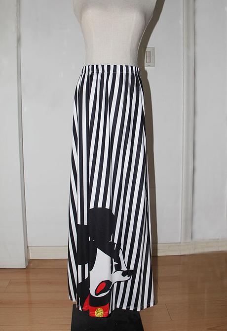 Sukna mickey stripe, m