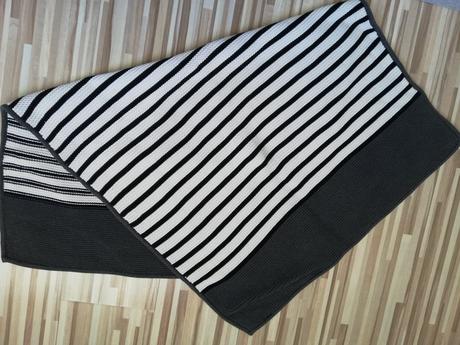 Šedá pletená deka next, 