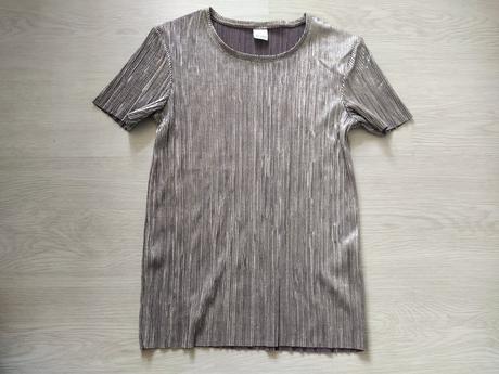 Strieborné slávnostné dlhšie tričko.146-152, lindex,146
