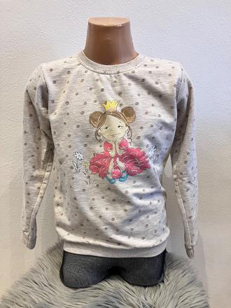 Dievčenská bodkovaná mikina breeze, 122