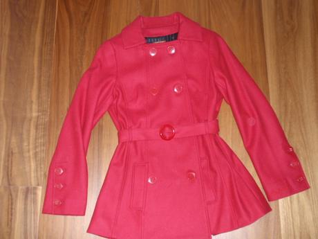 Červený kabát, pepe jeans,m
