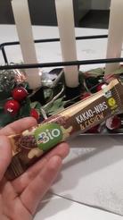 Superfood dmBio tyčinka - drvené kakaové bôby & kešu