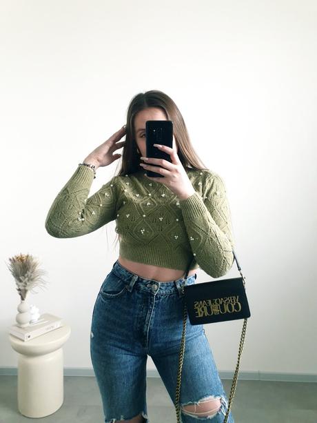 Zara crop svetrík s, zara,s