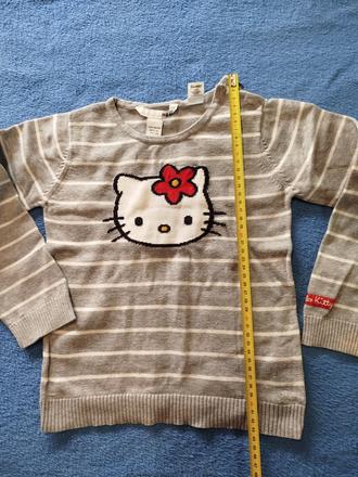 Svetrík "hello kitty", h&m,110