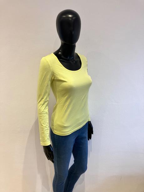Dámske tričko žlté (32-34), bonprix,xs