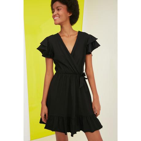 Dámske šaty trendyol frill, s