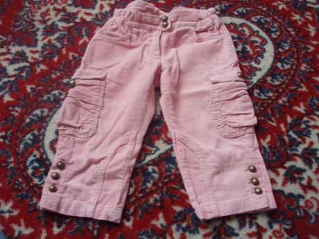 3/4 menčestrové nohavice, wenice,128