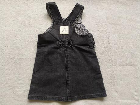 Riflové šatičky s trblietkami, prénatal,80