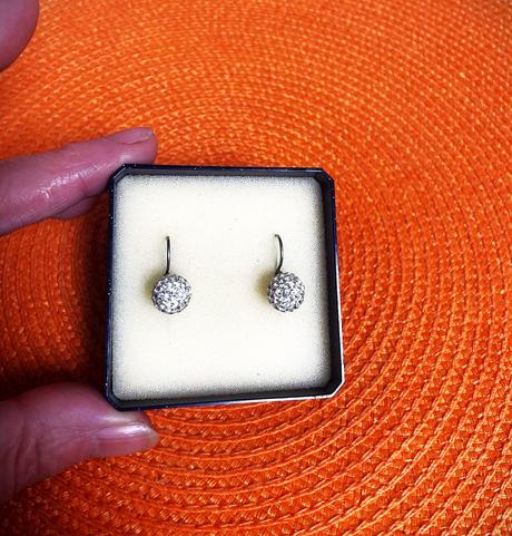 Štrasové náušnice, swarovski