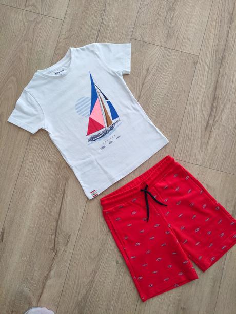 Námornícky set tričko šortky mayoral, veľ. 116, mayoral,116