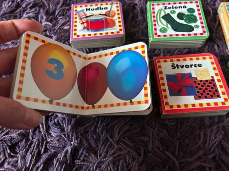 Sada 7 ks mini knižiek, 