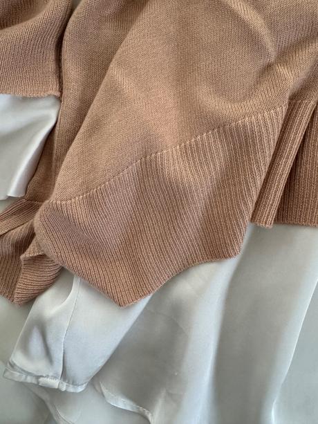 Základný sveter- hnedý, zara,s