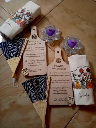 Darčekový set - pani učiteľke, 